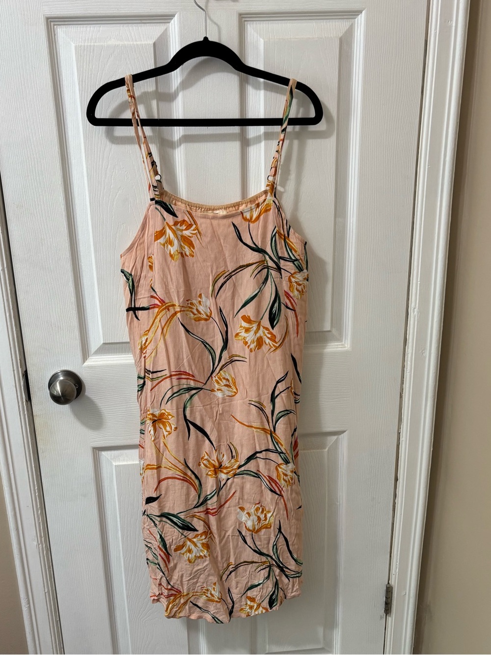 O'Neill Blush Pink Floral Slip Mini Dress